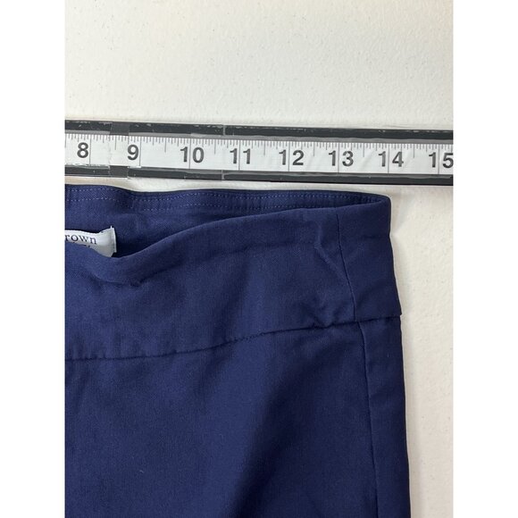 Crown & Ivy Leggings 8P Navy Cropped Activewear Pants Yoga Gym Workout - Picture 6 of 9
